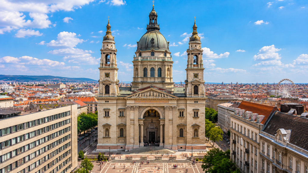 St. Stephen's Basilica in the heart of Budapest, Hungary
