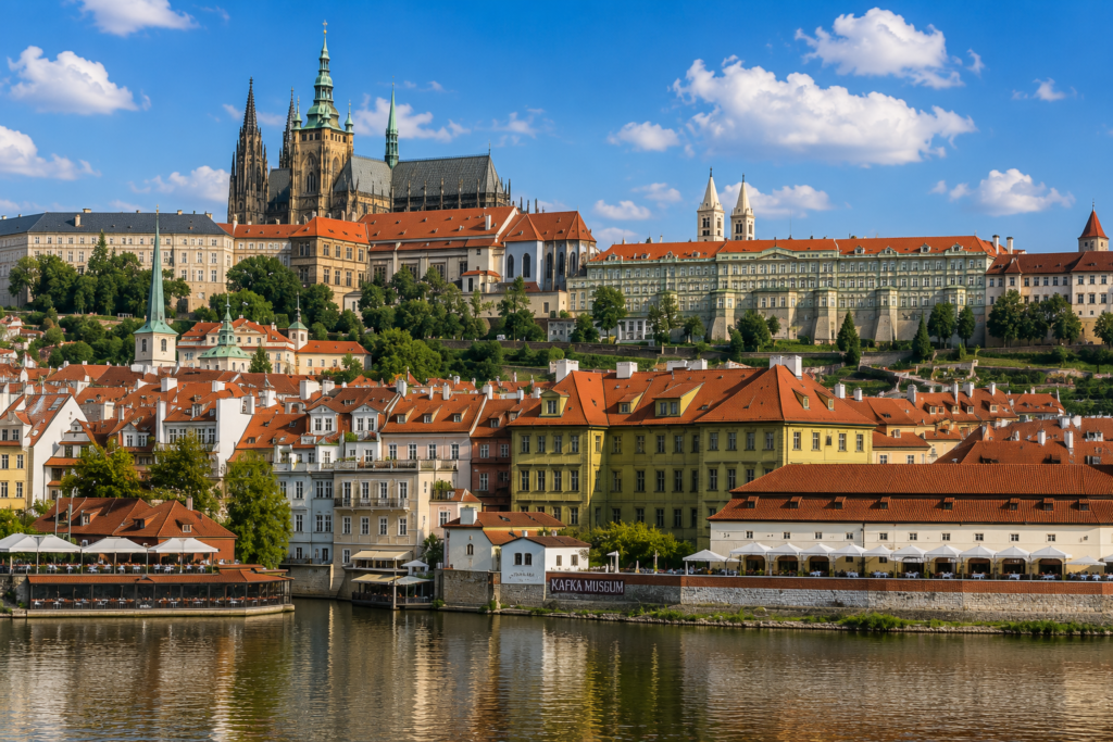 Prague Castle and St. Vitus Cathedral in Prague