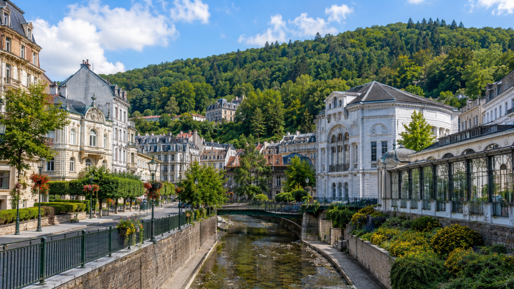 Historic Spa surrounded by the forested Belgian Ardennes