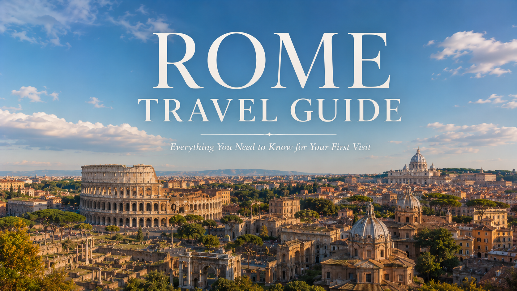 Rome Travel Guide: Everything You Need to Know for Your First Visit