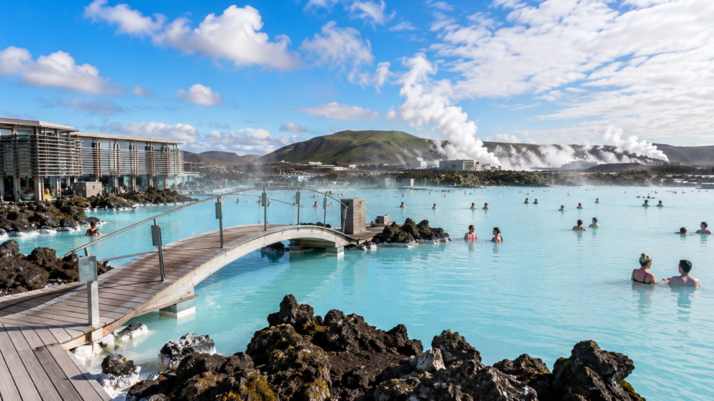Blue Lagoon geothermal spa in Iceland