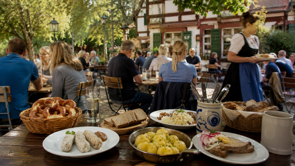 Traditional German food and local dining experience