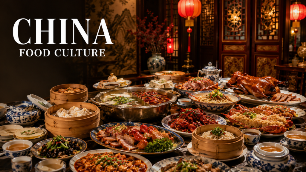 Traditional Chinese banquet showcasing the diversity of China's regional cuisines